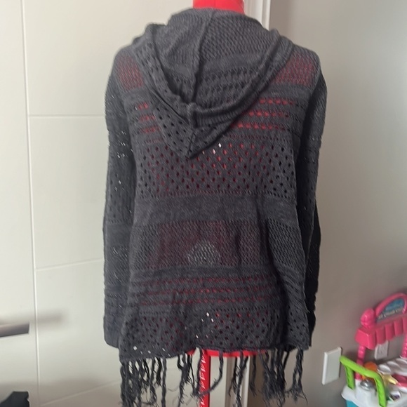 XL12 Blue crush loose knit cardigan - Picture 3 of 5